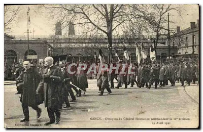 NANCY — Obsèques du Général Houdailier commandant la 11e division — Imprimeries Réunies de Nancy