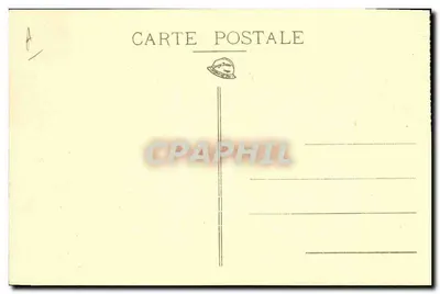 École du Service de Santé Militaire de Lyon — Une Chambre d'Élèves — Pacalet, Edit., Lyon — Rewers