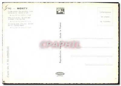 Monty — 992 — Disques Barclay — Rewers