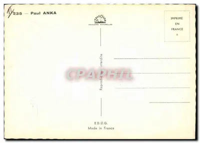 Paul Anka — portret — Talcololo — Rewers