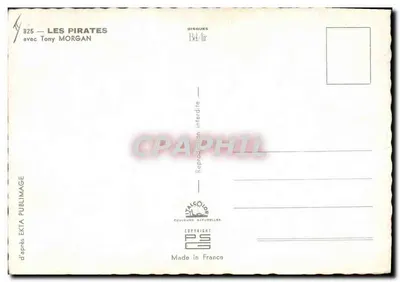 Os Piratas — com Tony Morgan — EKTA Publimage — Verso