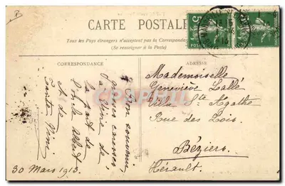 Uma Glaneadora Lorraine — editor: C. BERNARD & CIE, n° 148 — Verso