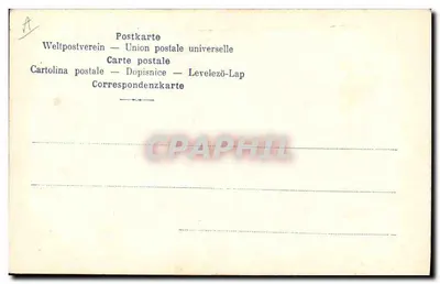 Quatro pessoas em trajes tradicionais lorrainos — Gruss aus Lothringen / Souvenir de la Lorraine — editor não identificado — Verso