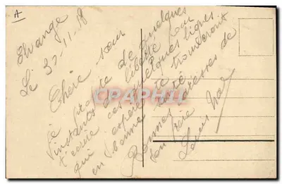 Trajes Lorena — Lothringer Trachten — Editado por G. Forissier, Metz, n° 444 — Verso