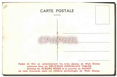 Le Roi — personnage de dessin animé — éditeur Tobler, n° XIV — Verso