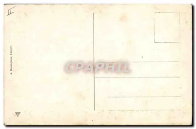 Marché — Vendeur de marchandises — A. Benzaquen, Tanger — Rewers