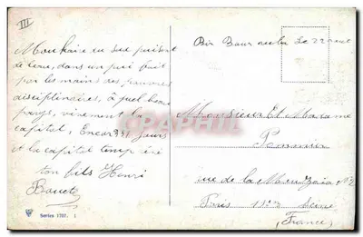 Frauen am Brunnen — Tunesien — Verlag L. Ahirat, Serie III — Rückseite