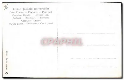 Mercado sob um grande arco — Argélia — Editor R.113 — Verso