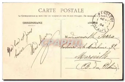 Dois crianças em traje — A Mascote (Porte-Bonheur) — Fototipia A. BERBERT & Cie, Nancy — Verso