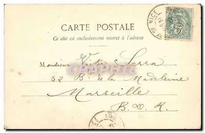 Donna in abito ornato con ricami — Journaux Comiques — Fototipia A. Berrent & Cie, Nancy — Verso