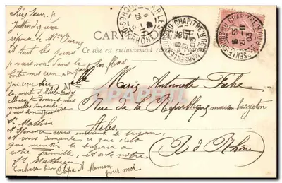 国家特色 — 南特 — A. G. — 出版商 A. Saussier — 背面
