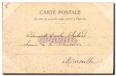 Jeune femme avec poisson d'Avril — scène de Poisson d'Avril — Phototype A. Bergéral et Cie, Nancy — Verso