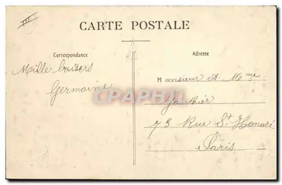 Bois de Giamart — Jezioro Tréméry — rybacy przy jeziorze — Rewers