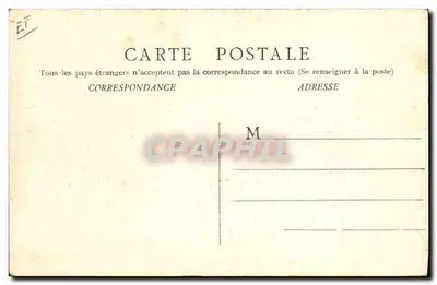 Autun — Funérailles de S. E. le Cardinal PERRAUD, le 15 Février 1906 — Phototypie Bourgeois Frères Chalon-sur-Saône — Verso