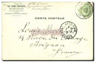Lumière : Science — Ténèbre : Religion, Autorité — Éditeur : 'Les Temps Nouveaux, Bruxelles' — Achterkant