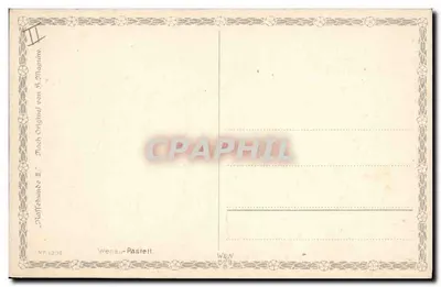 Dois border collies — cena pastoral — Wenaau-Pastell, N° 1331 — Verso