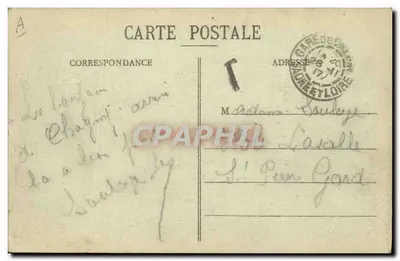 Chagny - Hospital Temporário — Edição das Galerias Novas, Chagny — Verso