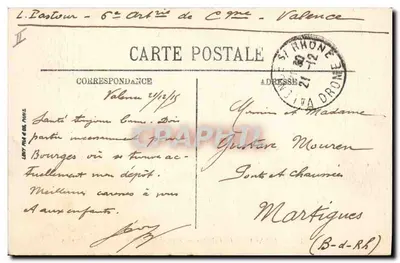 Valence — Le Valentin — Hôpital temporaire — LL. SELECTA — Rewers
