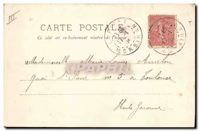 A « Gloire », Cruiser Cuirassado — n° 594 — editor A. Bougault — Verso