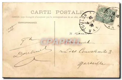 Toulon — Cuirassé Le Gaulois — Wydawnictwo Galeries Modernes, Toulon — Rewers
