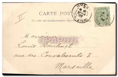Croiseur corsealre Guilchen — vitesse 23 nœuds — éditeur Toulouse — n° 550 — Verso