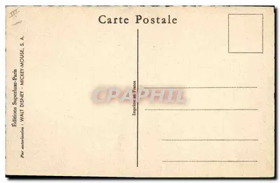 Branca de Neve e o Príncipe Encantado — Descoberta na floresta, saída para o castelo — Éditions Superfuxe, n°25 — Verso