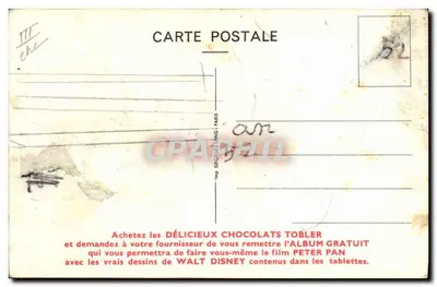 Mosca — personagem de Walt Disney — editor Tobler, n°12 — Verso