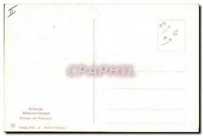 Grupo de Beduínos — Série 1712 — Editor alemão — Verso