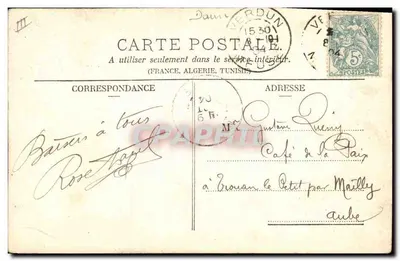 Dança oriental — Simi-Bromure A. Breger Frères (depositado) — Amitié's — Verso