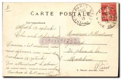 Charenton-St-Maurice — As Margens da Marne — A Pesca à Linha — E.M. — Verso