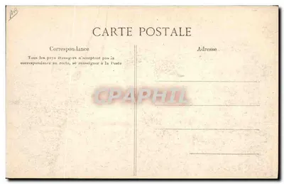 París 1905 — Las Fiestas de la Micarême — Carro de la Pesca a la línea — C. L. C. — Reverso
