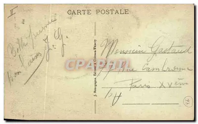 La Haye-Saint-Jouarre — Miejsce na rzece Marne znane rybakom — J. Bourgegne & Cie, Wydawcy w Cité-des-Thierry — Rewers