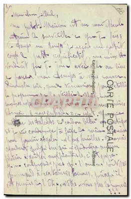 A Auvergne Pittoresca — Uma Pesca à Nassa no Rio Allier — Y.D. G. — Verso