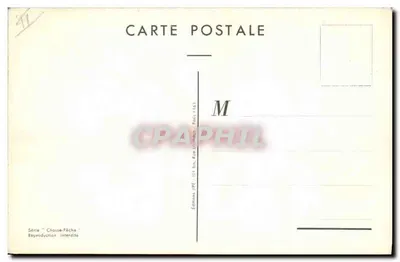 Rybak zaskoczony rybą — Wydawca JPE, seria Łowstwo-Rybołówstwo, n°161 — Rewers