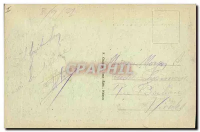Piriac (Loire-Inf.) — O Túmulo de Almanzor — F. Chappel Imp.-Édit., Nantes — Verso