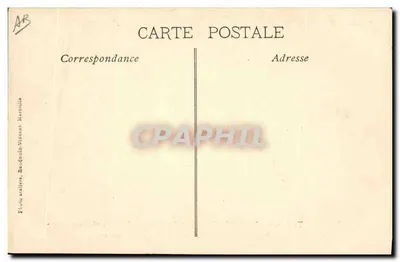 Toulon — Funérailles Nationales des Victimes du Téna, 16 Mars 1907 — Aspect de la Place d'Armes pendant l'Absoute — Éditeur : Éd. V. Baudouin, Toulon — Verso