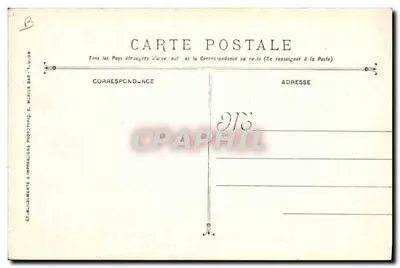 Lễ tang các nạn nhân của vụ nổ Tàu chiến LIBERTE — Khu Arsenal trên đất liền — Nhà xuất bản E. Marius Bar, Toulon — Mặt sau