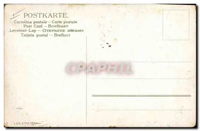 Dwa kury w walce — scena wiejska — T.S.N. S.712 (6 Rysunków) — Rewers
