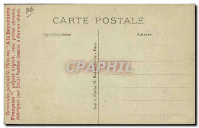 Paris — As Festas da Vitória — 14 de Julho de 1919 — Rond-Point dos Campos-Élysées — A Pirâmide dos Canhões Alemães — Verso