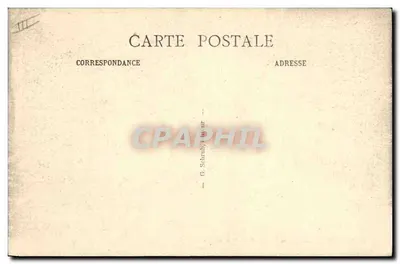Mayence — Hospital Militar N° I - Pavilhão Fauchard — Verso