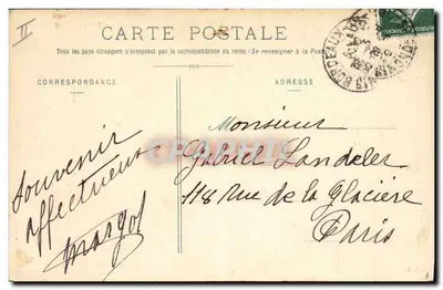 Bordeaux — Szkoła Medyczna Morska — B.R. nr 282 — Rewers