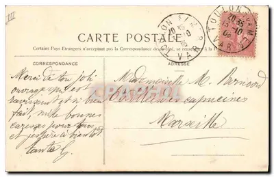 La « Gloire », Crucero Corsario — Marina Militar Francesa — Colección A Coutinier, n° 361 — Reverso
