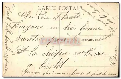 Guerra Naval 1914-15 — Guirassé Francês de 1º Rang "GAULOIS" — Editor H. Grimaud et Cie, Marselha — Verso