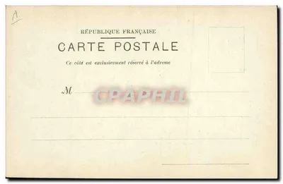 O G. Garibaldi — navio militar — Imp. T.B. Barès, Nice — Verso
