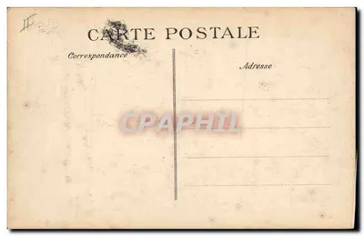 Cruiser de guerra "Gaulois" — França — editor não identificado — Verso