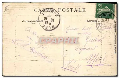 Navio de guerra Gaulois — J. Geiser, Fot. - Argel, n° 608 — Verso