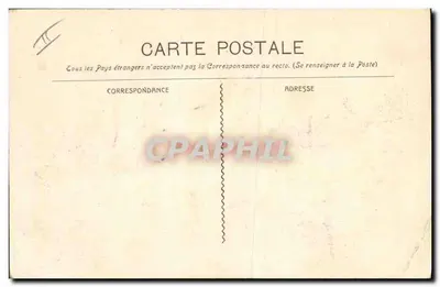 Le Gaulois - Slagschip van de Escadre — Franse Militaire Marine — Uitg. Chanteperdrix n°114 — Achterkant