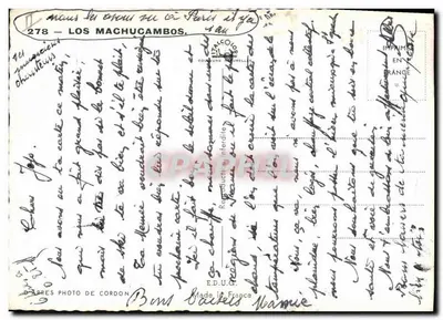 Les Machucambos — 278 — Wydawca: D'après Photo de Cordon — Rewers