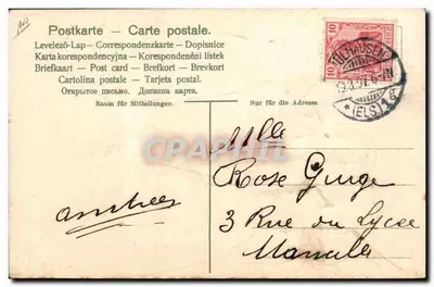 Trajes alemães — Elsässer Tracht — editor E209 — Verso