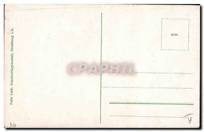 Kobieta w tradycyjnym stroju lotaryjskim — Lothringischer Tracht — wydawca Felix Lubb, seria 6604 — Rewers